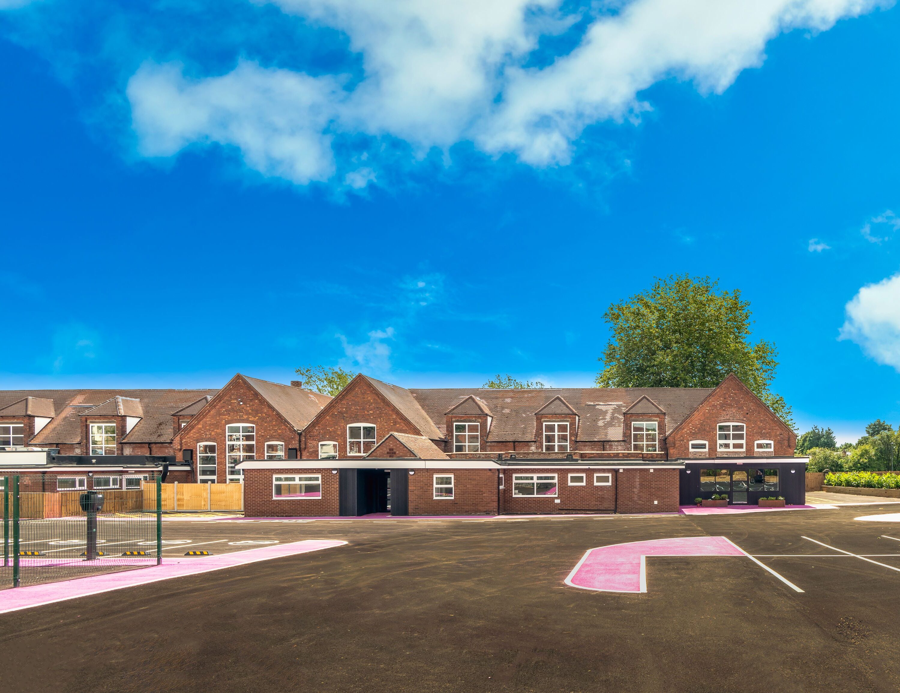 Outside view of Ryecroft School